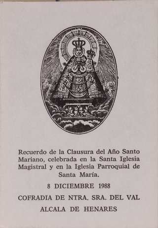 Estampas Virgen del Val