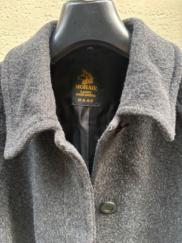 Cappotto donna mohair lana made in italy