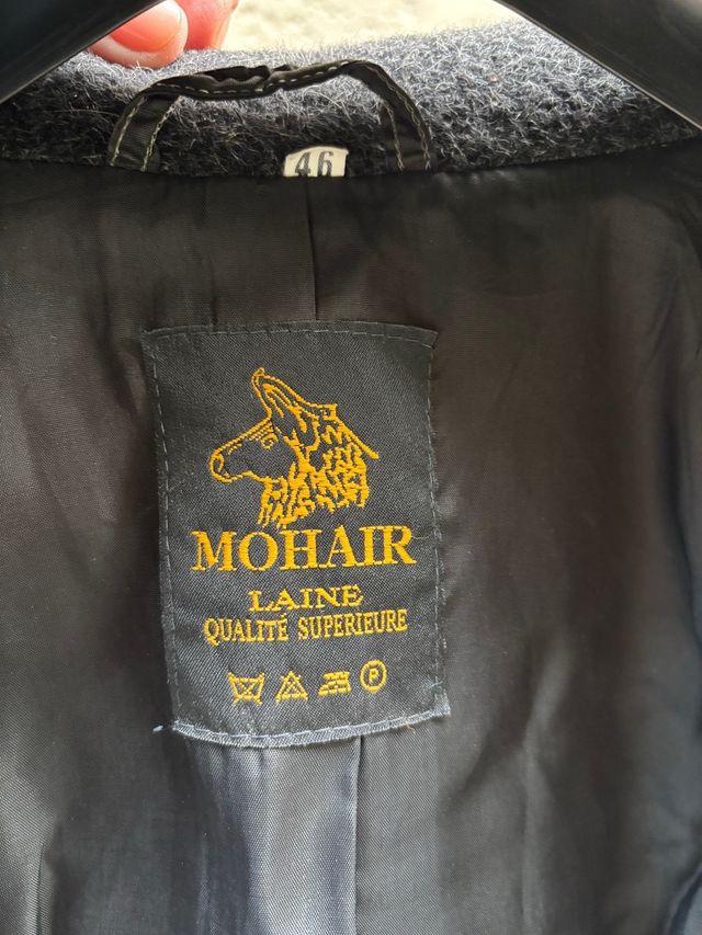 Cappotto donna mohair lana made in italy