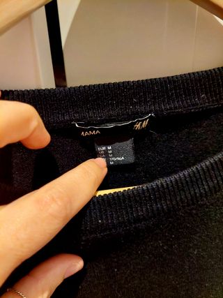 Jersey premama negro