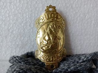 chapa peugeot bici antigua emblema escudo placa 