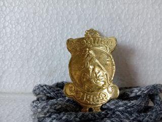 chapa peugeot bici antigua emblema escudo placa 