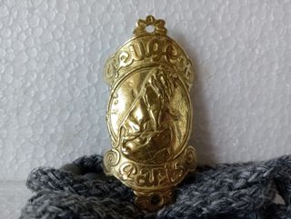 chapa peugeot bici antigua emblema escudo placa 