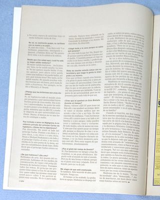 Revista el país: Madonna, 2000