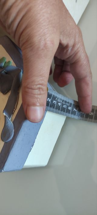 3 caixas de madeira pintada