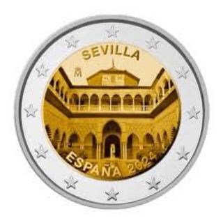 Moneda 2 euros conmemorativa Sevilla