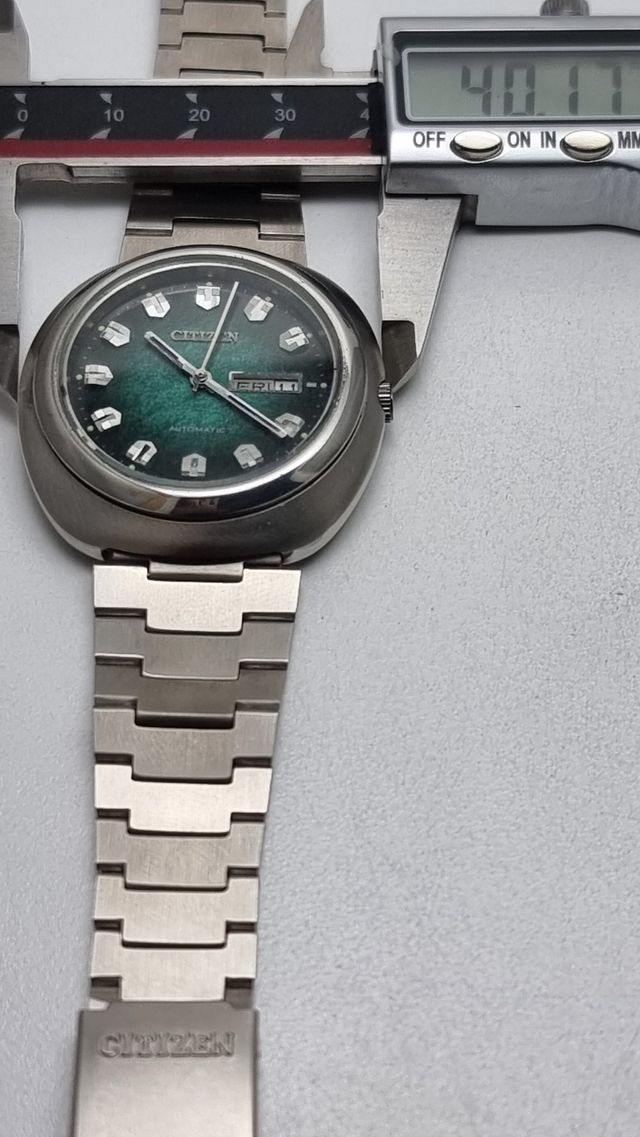 Citizen Jumbo Green Vintage Anni 70 automatico Acc