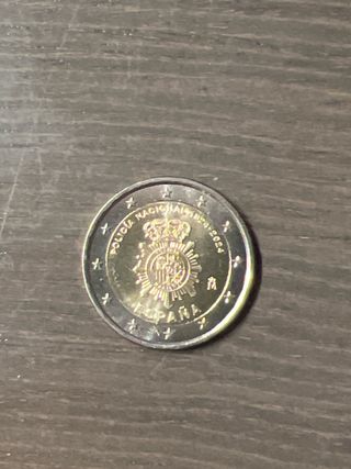 Moneda 2€ Policia España 