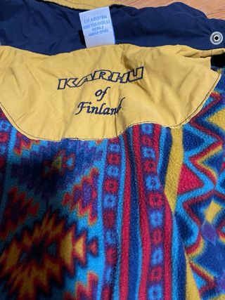 Cazadora parka amarilla invierno ski