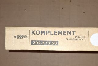 IKEA KOMPLEMENT 50x35cm