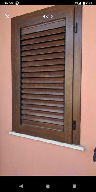 Persiane alluminio color legno