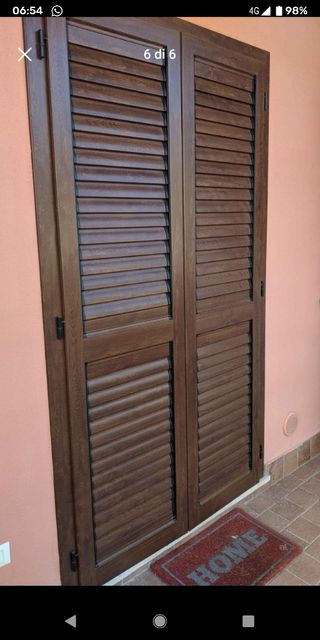 Persiane alluminio color legno