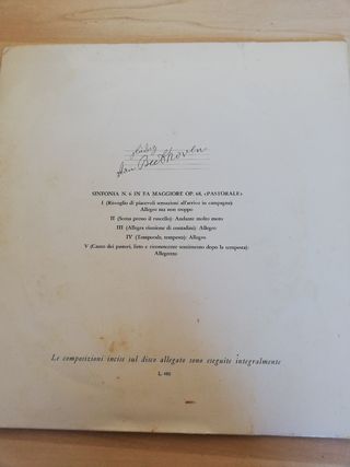 Disco in Vinile vintage Beethoven