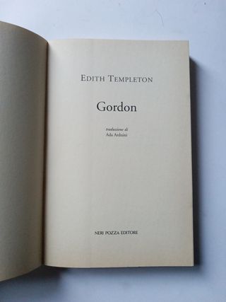 Gordon di Edith Templeton