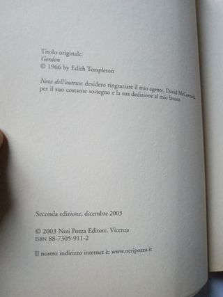 Gordon di Edith Templeton