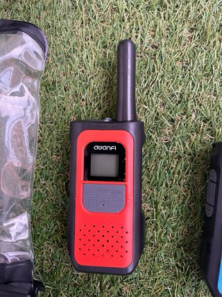 2 walkie talki un solo uso