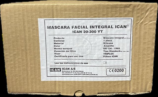 Maschera facciale integrale modello 9850