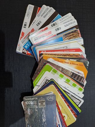 gruppo tessere telefoniche