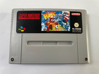 Gioco in Tedesco Plok Snes Super Nintendo Noe Pal