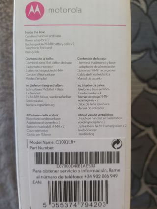 Telefono inalámbrico