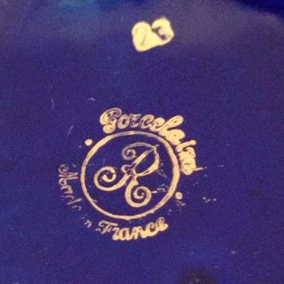 Cuenco porcelana francesa