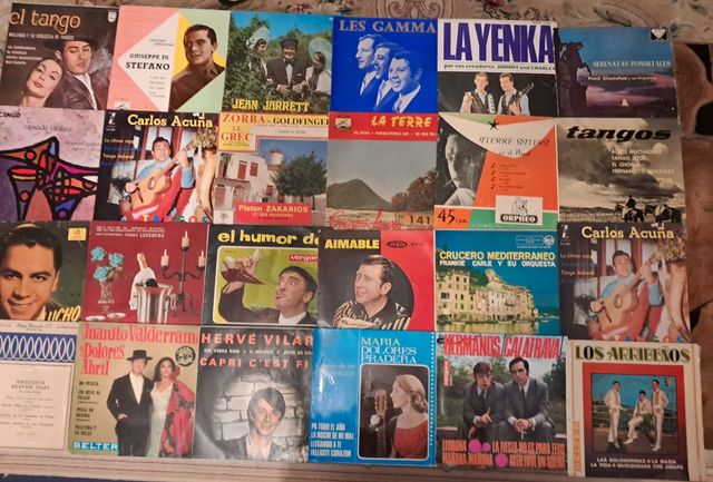 Lote 85 Vinilos EPs. variados. Lote 999