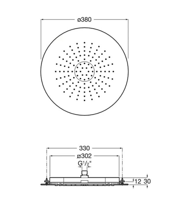 Rociador Acero Roca W18F4878