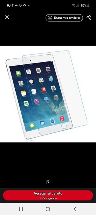 Protector pantalla ipad air 1   2 pro9.7