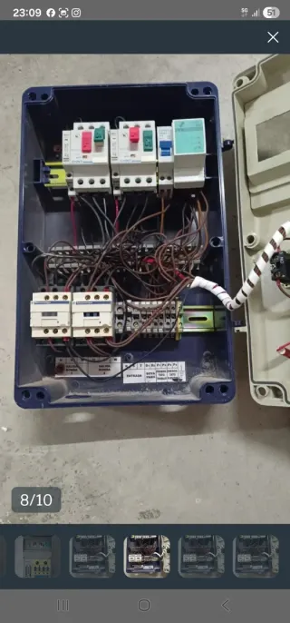 Cuadro eléctrico bombas de agua