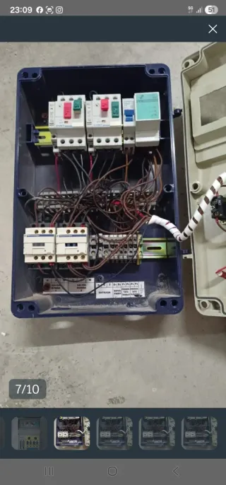 Cuadro eléctrico bombas de agua