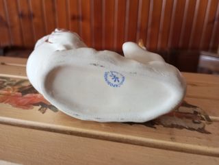 Vaso cigni in porcellana