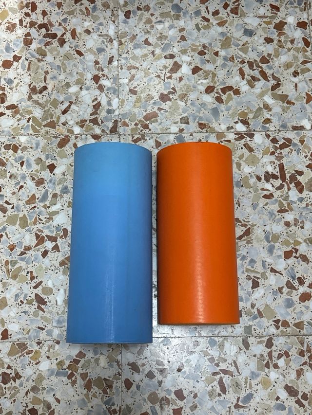 2 bobine Kraft bianche