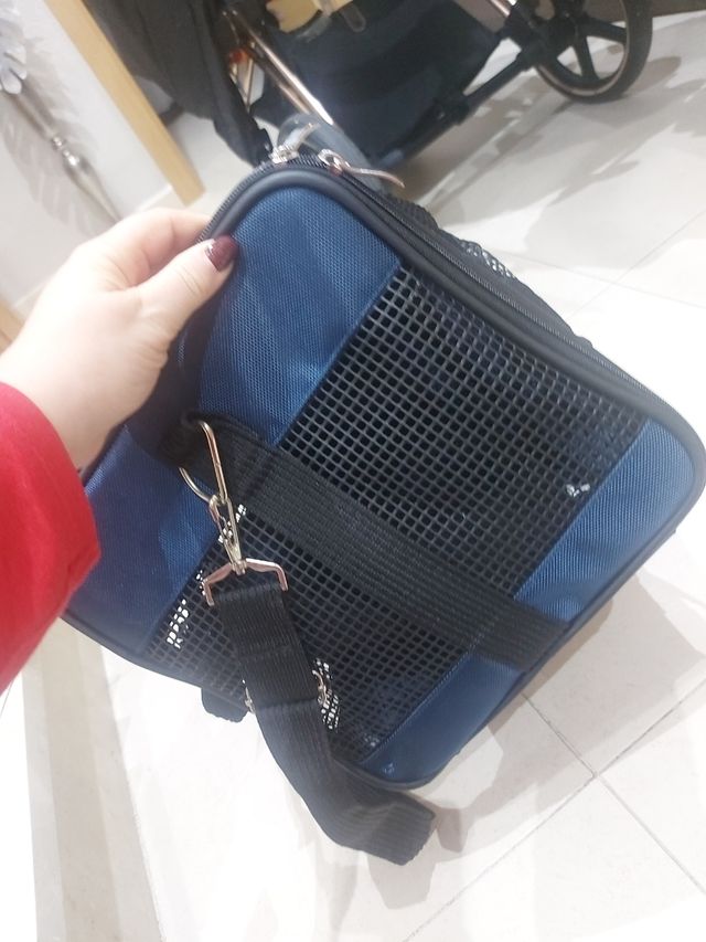 Bolso transportin mochila perro