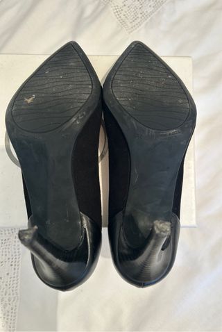 STILETTOS NEGROS PIEL KARMINE 37