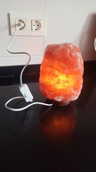 Lampara de sal del Himalaya