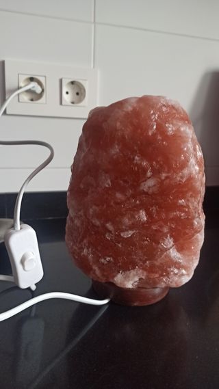 Lampara de sal del Himalaya