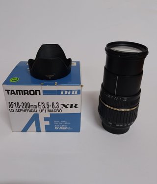 OBJETIVO TAMRON 18/200 PARA NIKON