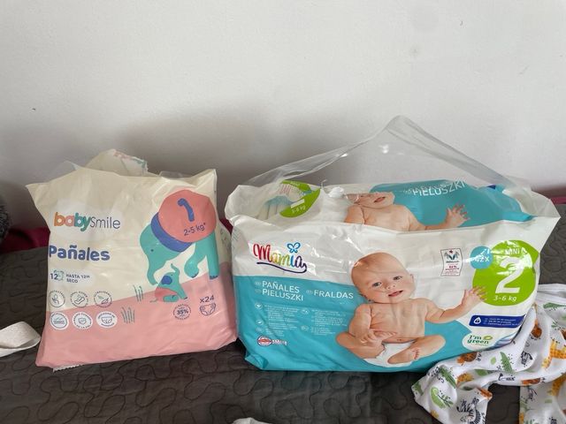 ropa bebe /3,5-5,5 kg /de pañales2-5 kg, jamaca