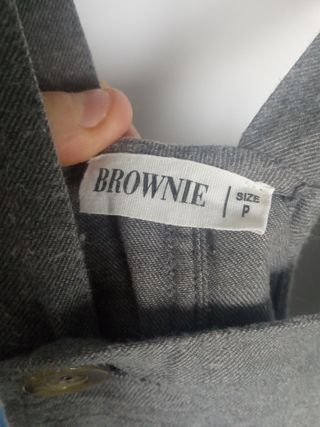 Peto de niña mujer talla P brownie 