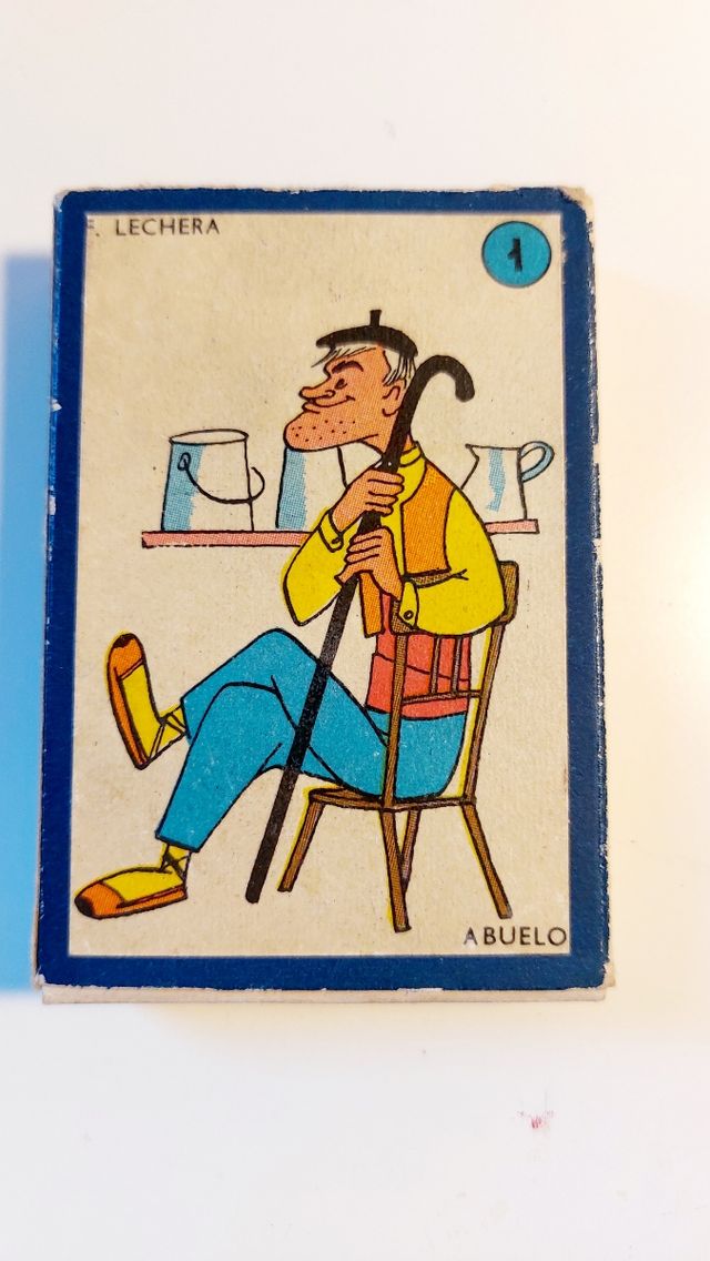 Baraja Juego de las 7 familias años 60