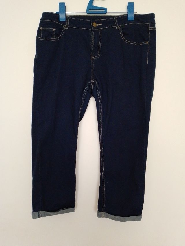 Pantalón de mujer, vaquero azul marino