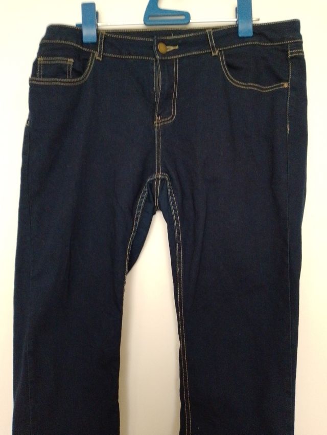 Pantalón de mujer, vaquero azul marino