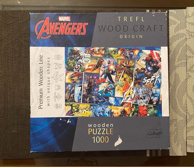 Puzzle con elementi artigianali in legno Trefl-1000