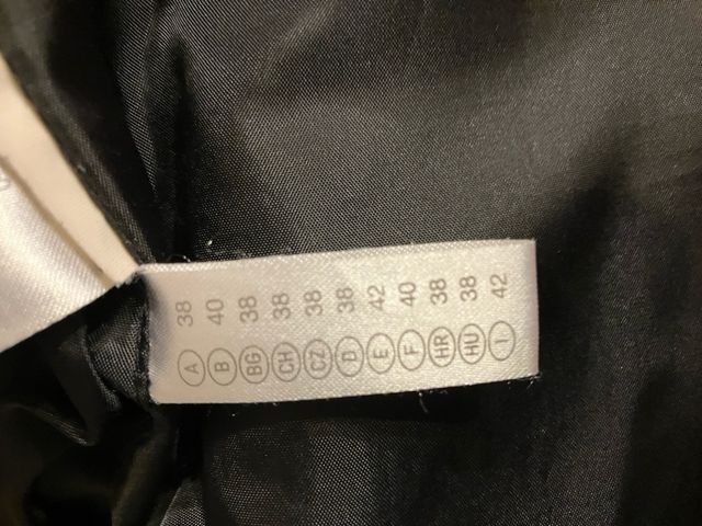 Piumino lungo tg medium nero