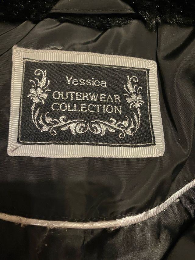 Piumino lungo tg medium nero