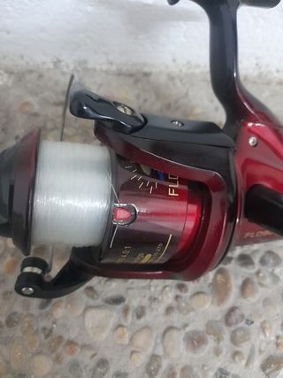 Carrete caña pescar