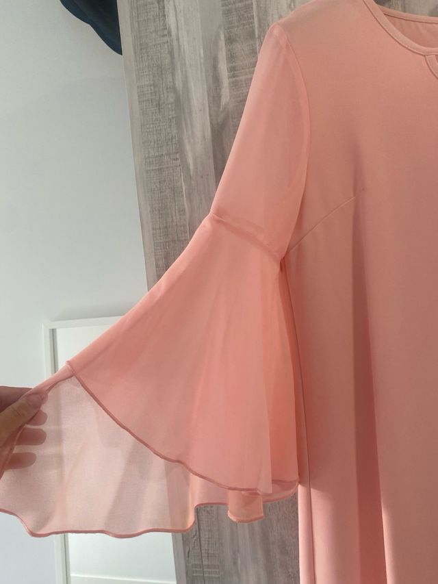 Vestido corto rosa