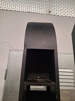 2 estanterías metálicas para CDs .Goppion