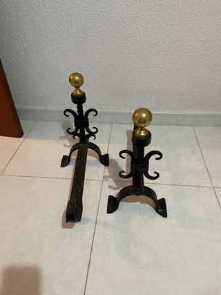 Chimenea accesorios en hierro