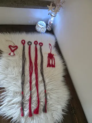 Set  Portavaso macramè  tapiz decorar hogar Boho